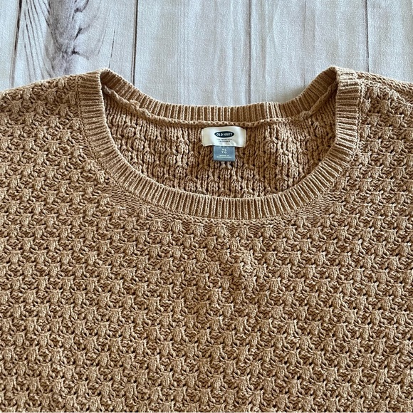 Old Navy Popcorn Stitch Knit Sweater Women’s XL Textured Winter Cozy Cottage - Picture 4 of 14